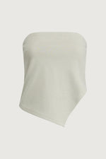 Cropped Tube Top with Side Slit