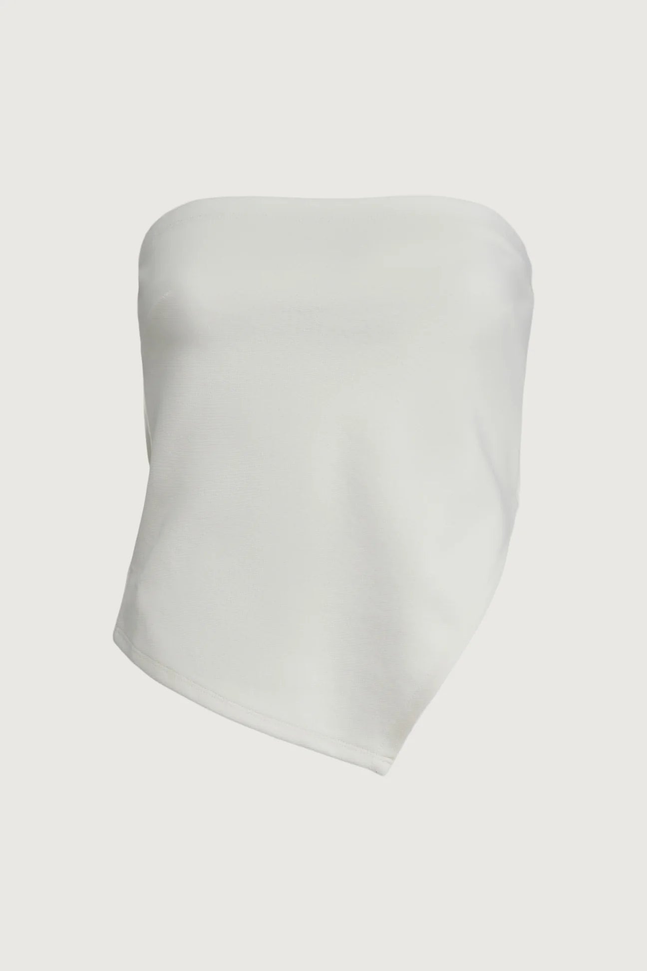 Cropped Tube Top with Side Slit