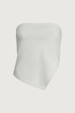 Cropped Tube Top with Side Slit