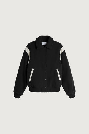 Varsity Wool Blend Bomber