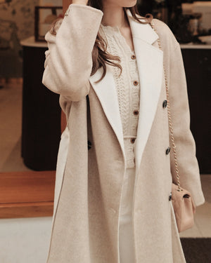 Double-Faced 100% Wool Coat