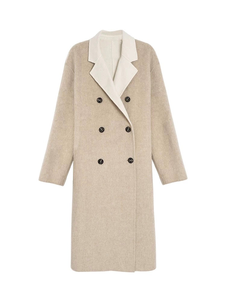 Double-Faced 100% Wool Coat