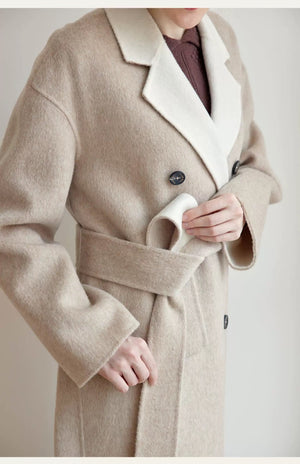 Double-Faced 100% Wool Coat