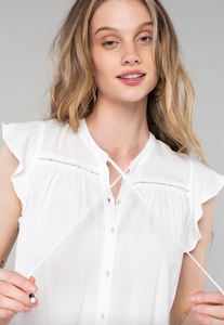 Canyons Flutter Sleeve Top