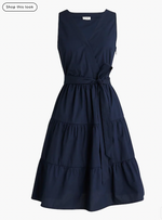 Faux-wrap Sleeveless Mini Dress