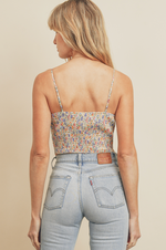 Flower Bed Cropped Cami Top