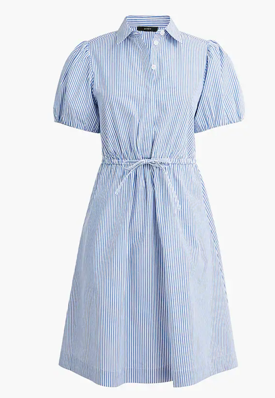 Short-sleeve collared mini dress