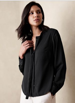 Tie Front Blouse