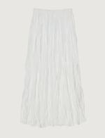 Crinkled Midi Skirt
