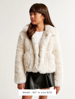 Girls Faux Fur Jacket