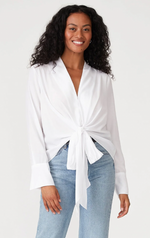 Happy Hour Tie Front Blouse