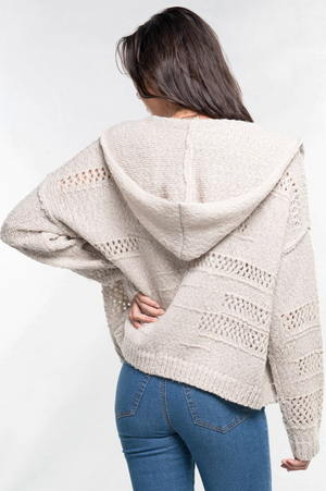 Open sales front hoodie