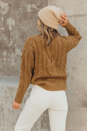 Snowbunny Cable Knit Sweater