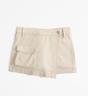 Girls Utility Wrap Skort