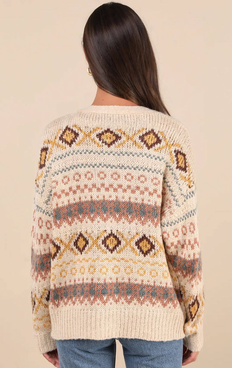 Timelessly Multi Oversized Cardigan Sweater