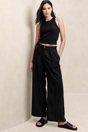 Tencel Wide Leg Pants