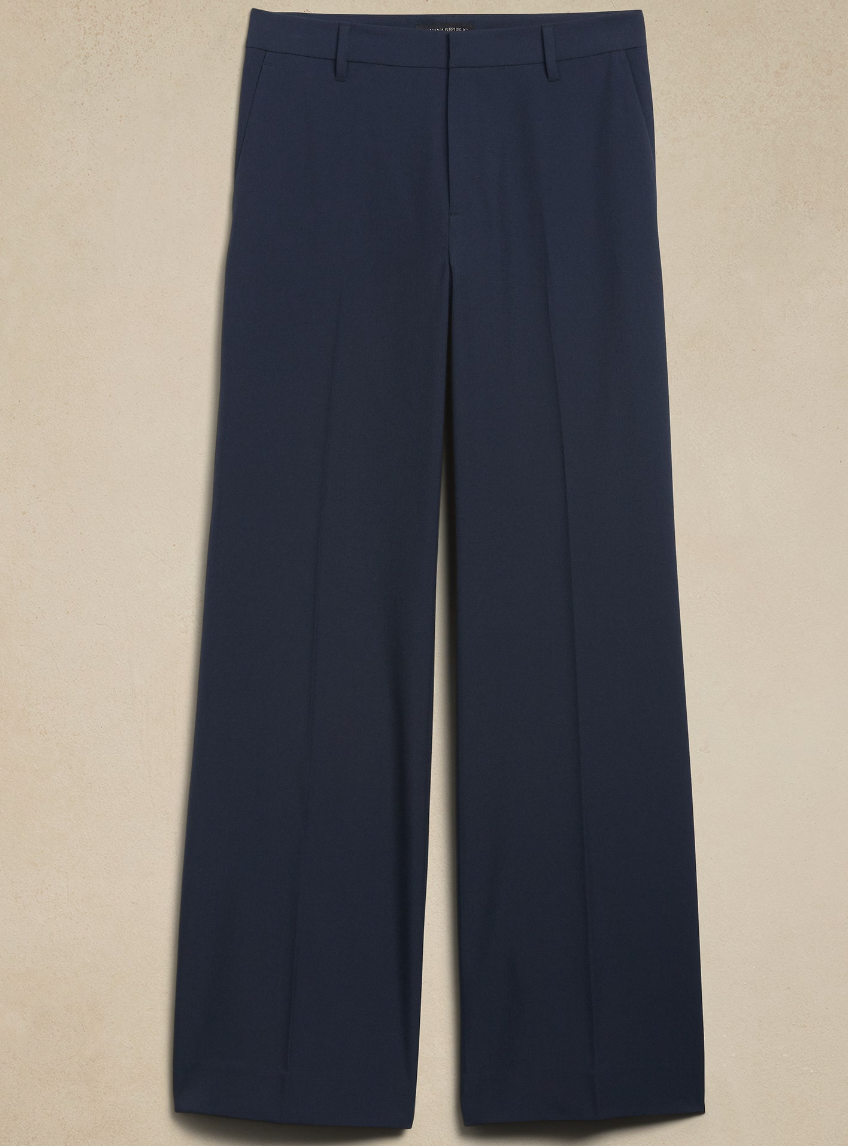 High Rise Sculpted Straight Pants