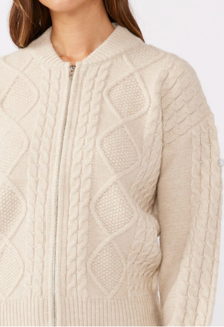 Cozy Hearth Zip Up Sweater