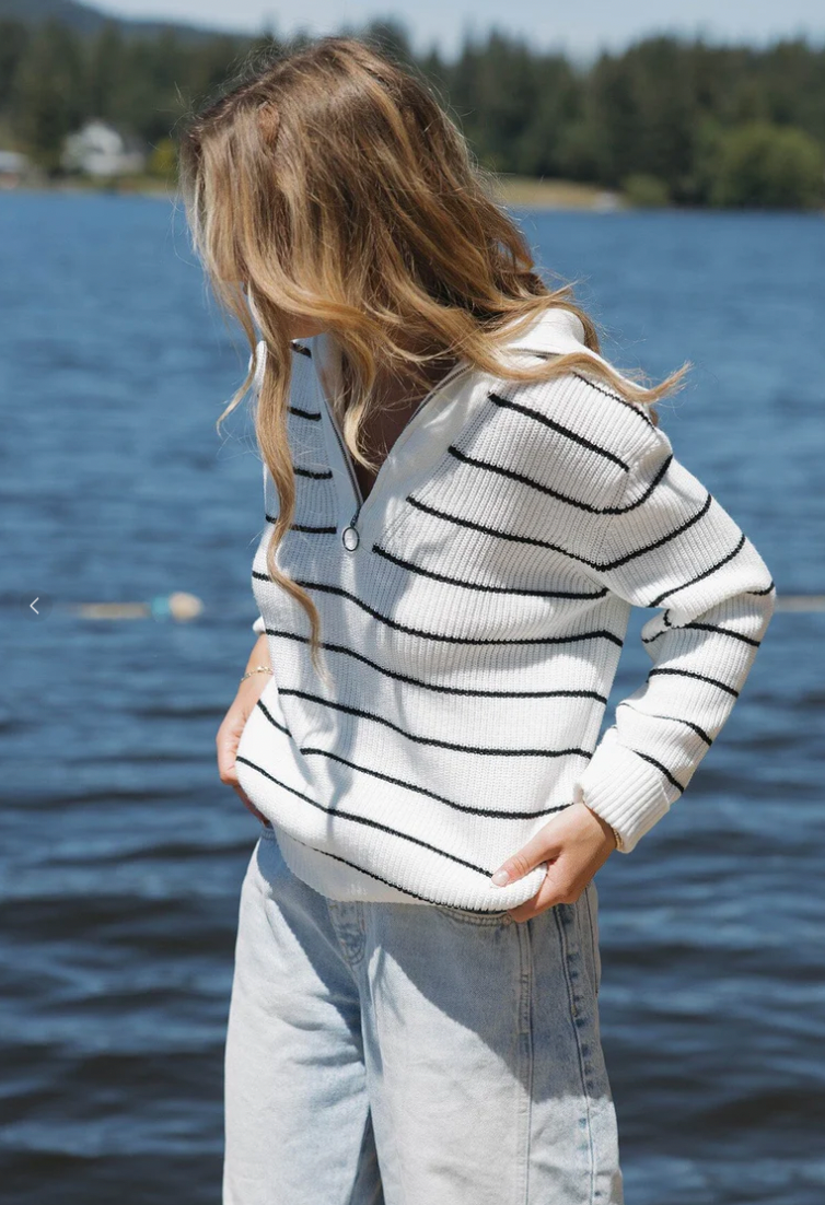 Metro Stripe Sweater