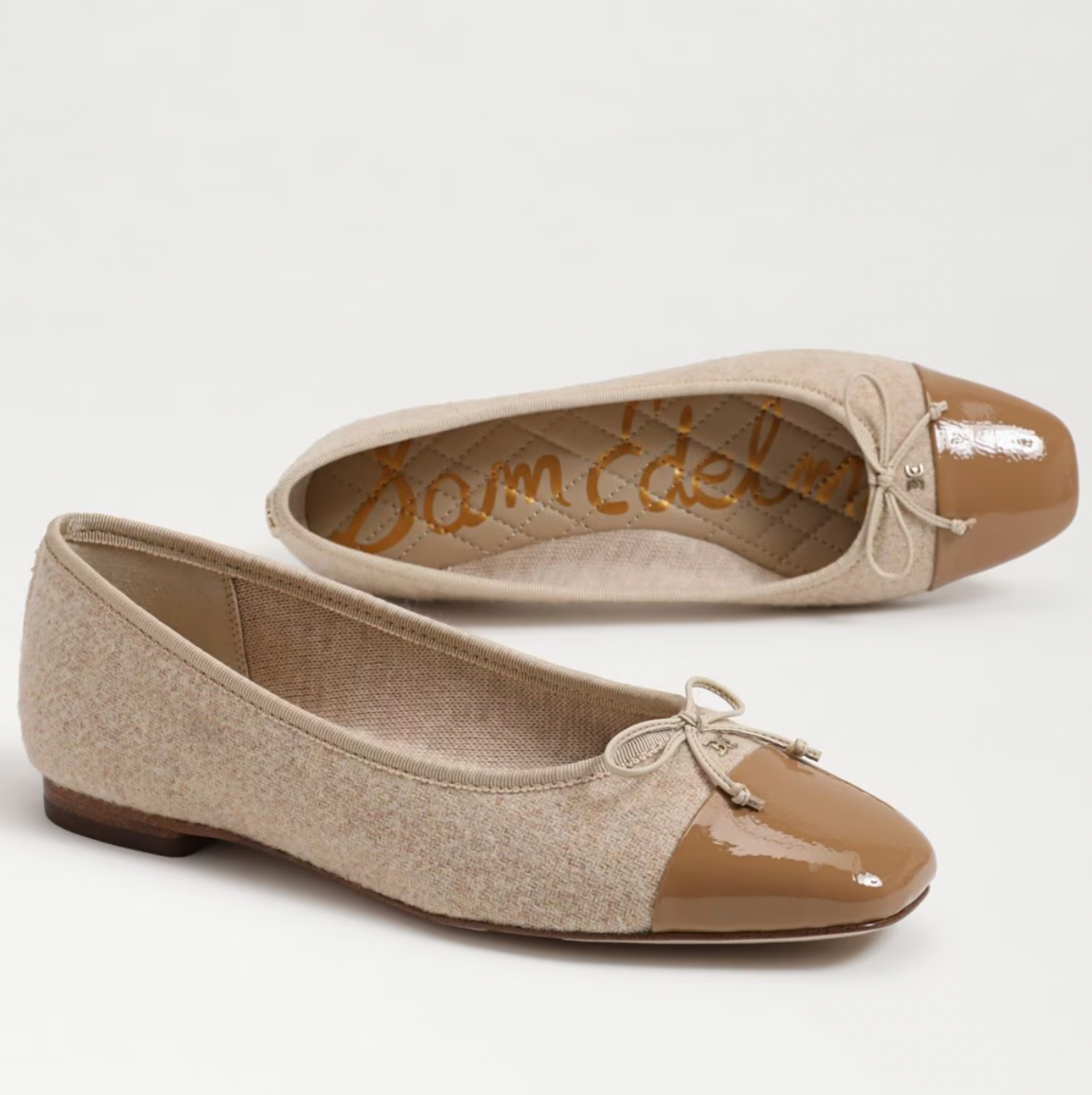 Cap-Toe Ballet Flats