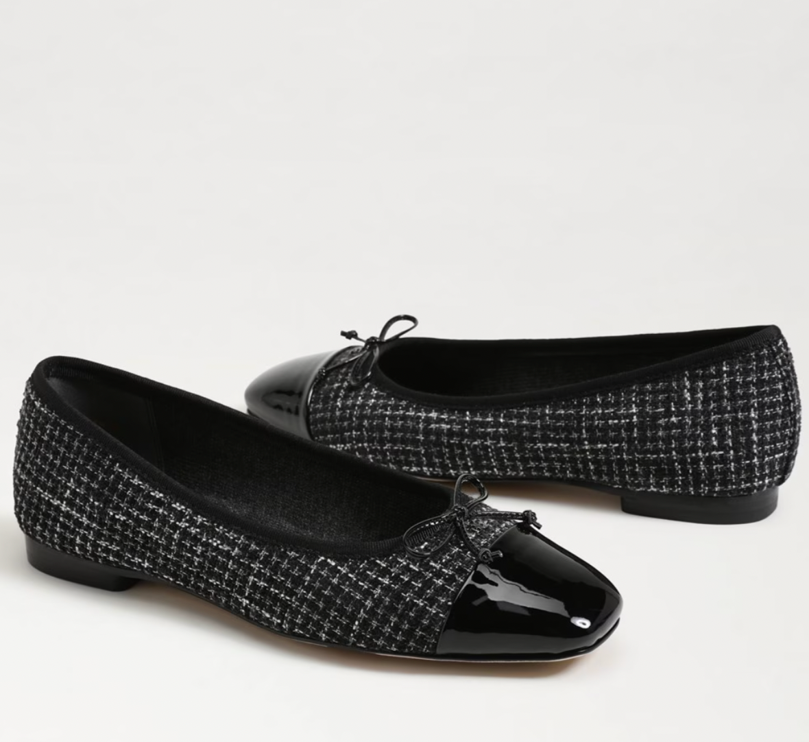 Cap-Toe Ballet Flats