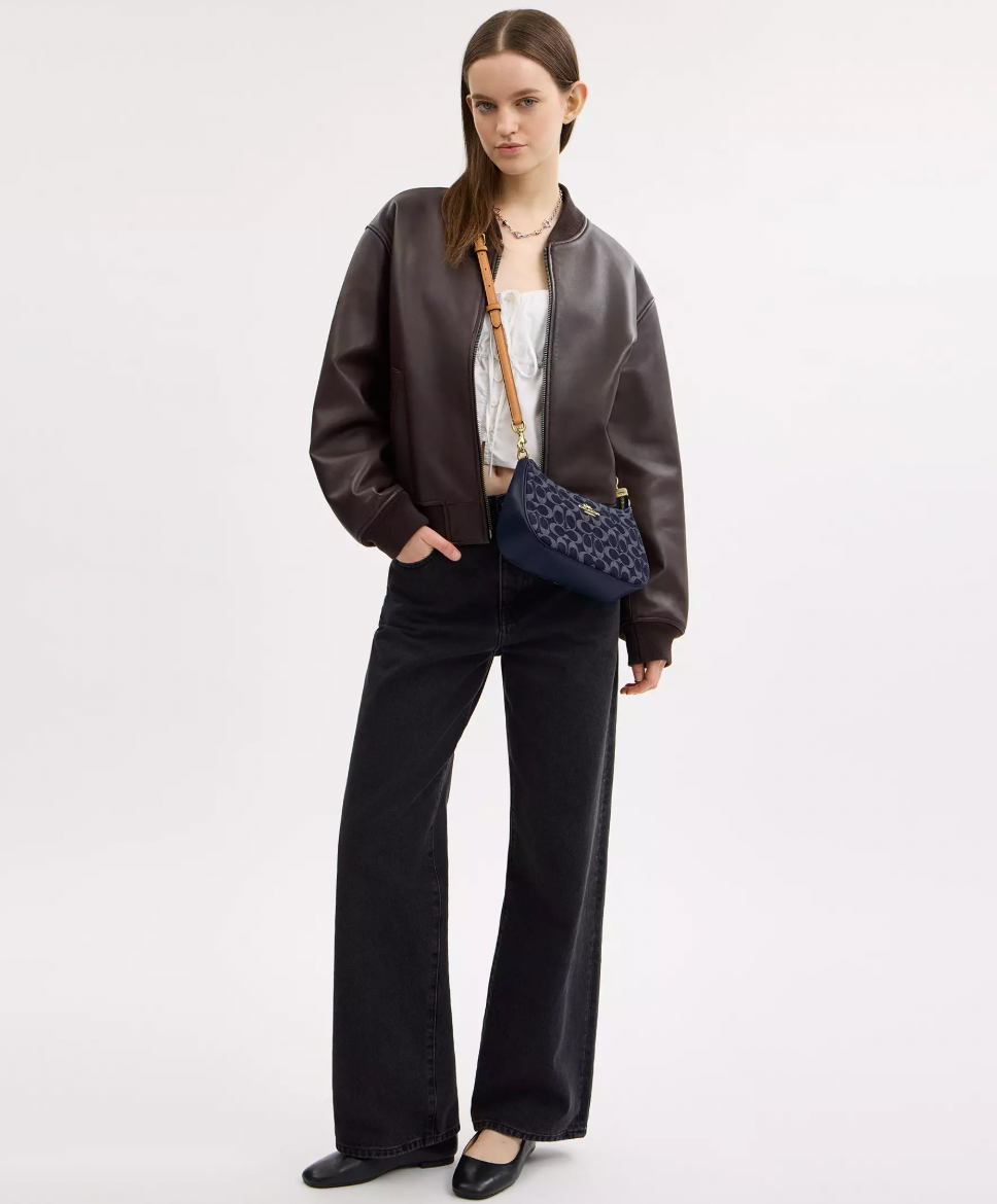 Teri Shoulder Bag in Denim