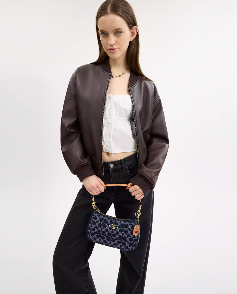 Teri Shoulder Bag in Denim