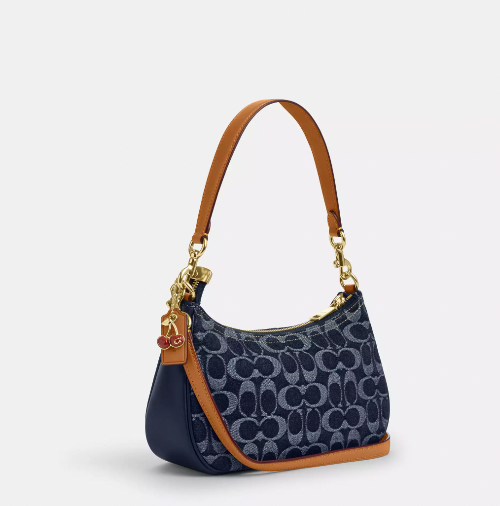Teri Shoulder Bag in Denim