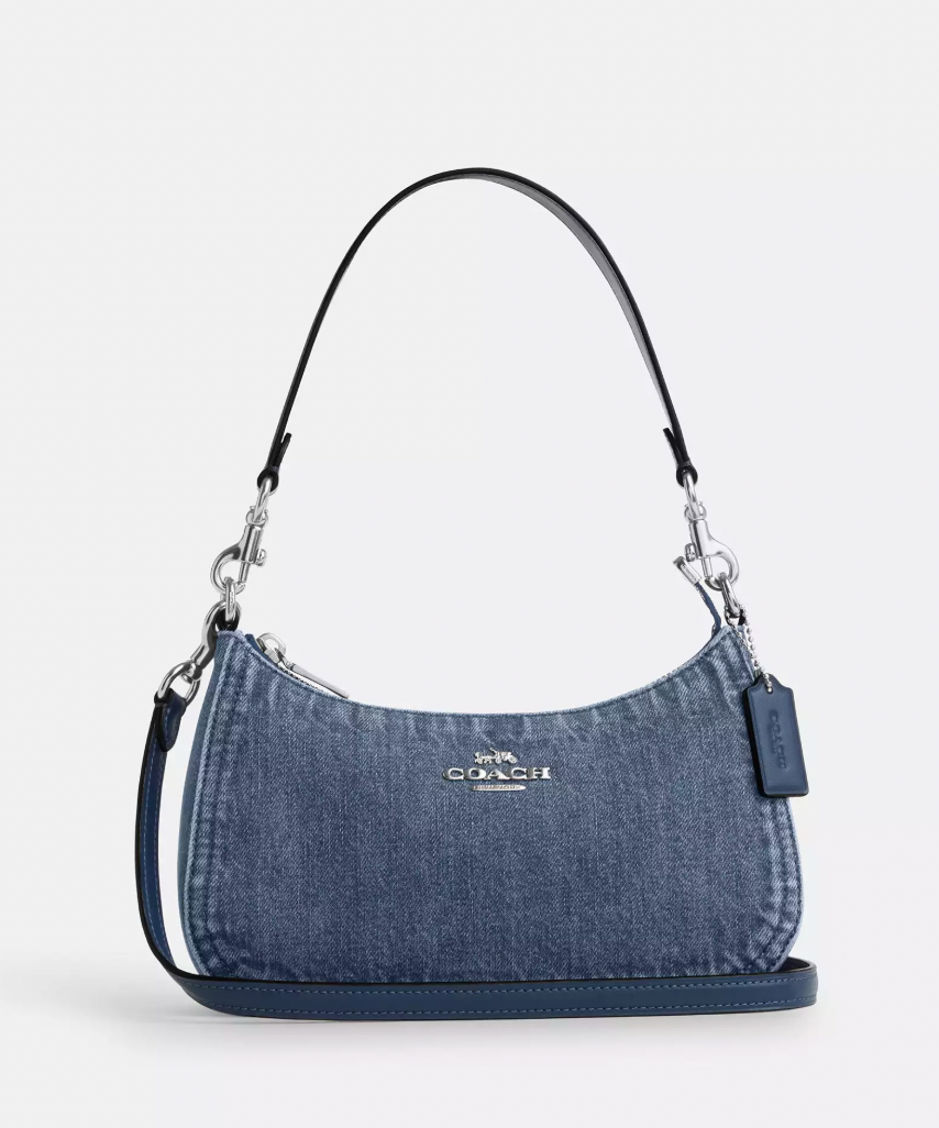 Teri Shoulder Bag in Denim