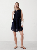 Pintuck Mini Dress