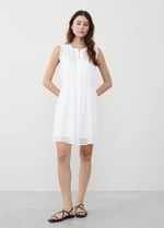 Pintuck Mini Dress