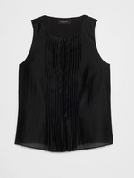 Keyhole Pleated Top