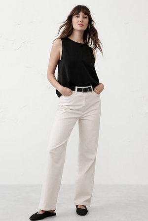 Sleeveless Shell Tank