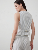 Linen Blend Classic Vest