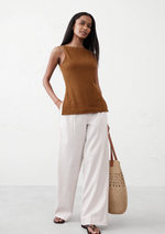 Crepe Jacquard Top