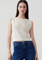 Open Stitch Sweater Tank