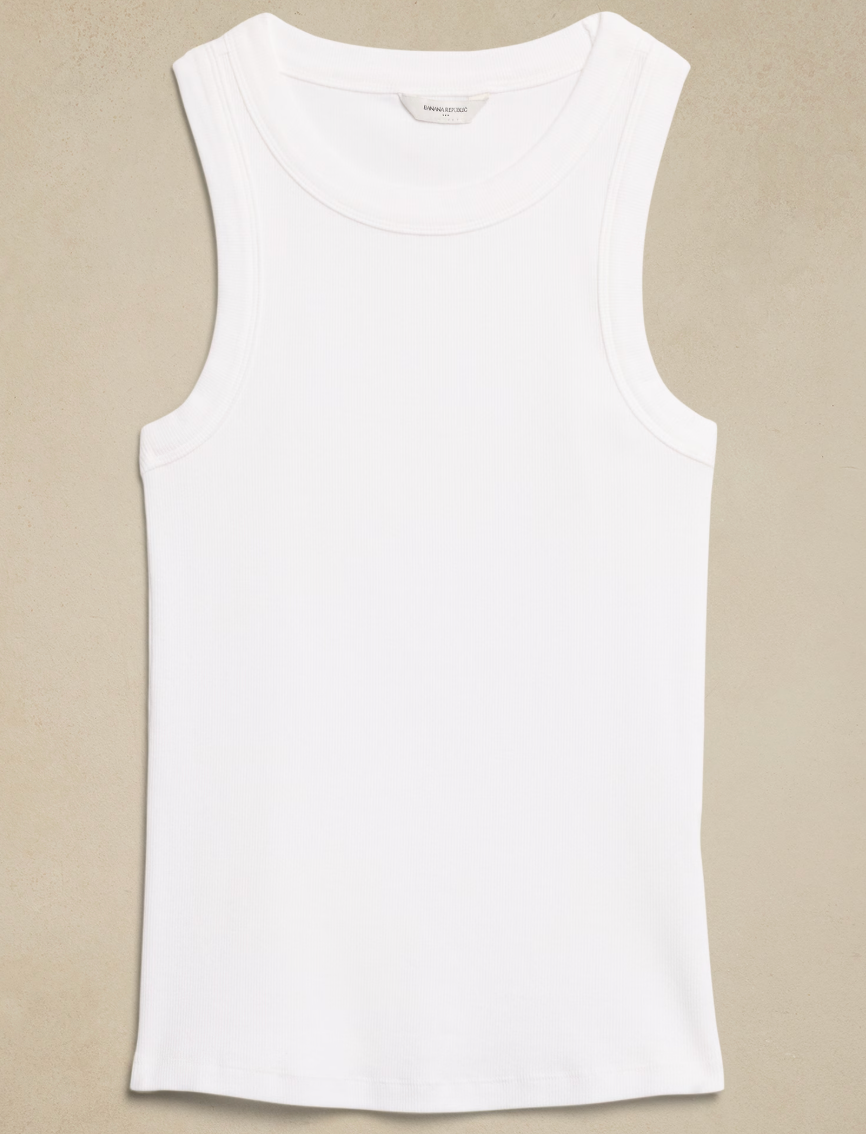 Ribbed Racer Tank