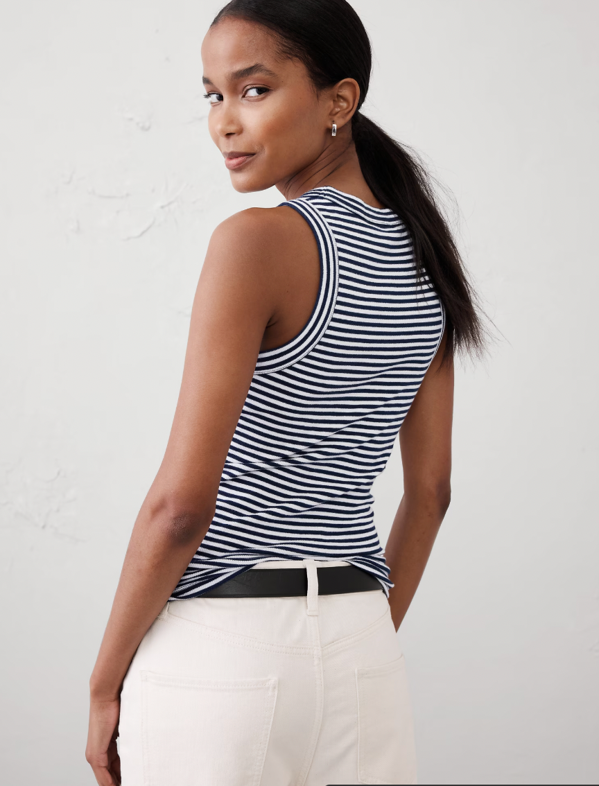 Ribbed Racer Tank