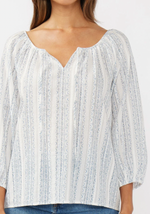 Kallie Striped Blouse