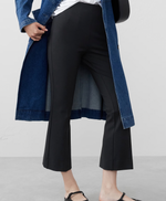 Bootcut Cropped Ponte Pull-On Pant