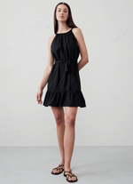 Poplin Tiered Mini Dress