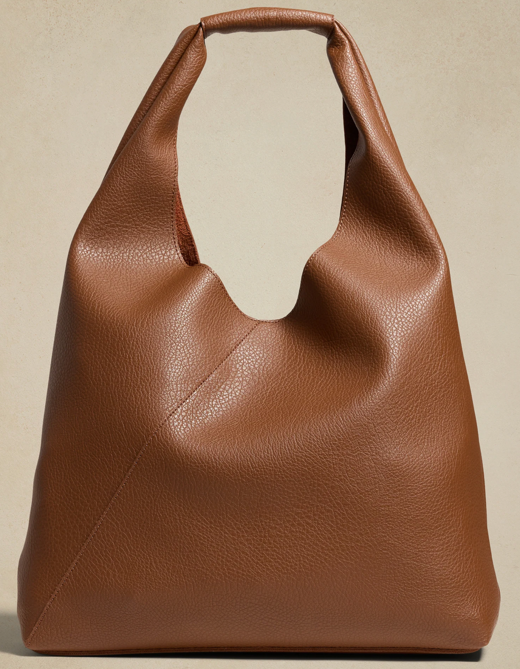 Vegan Leather Slouchy Tote