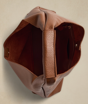Vegan Leather Slouchy Tote
