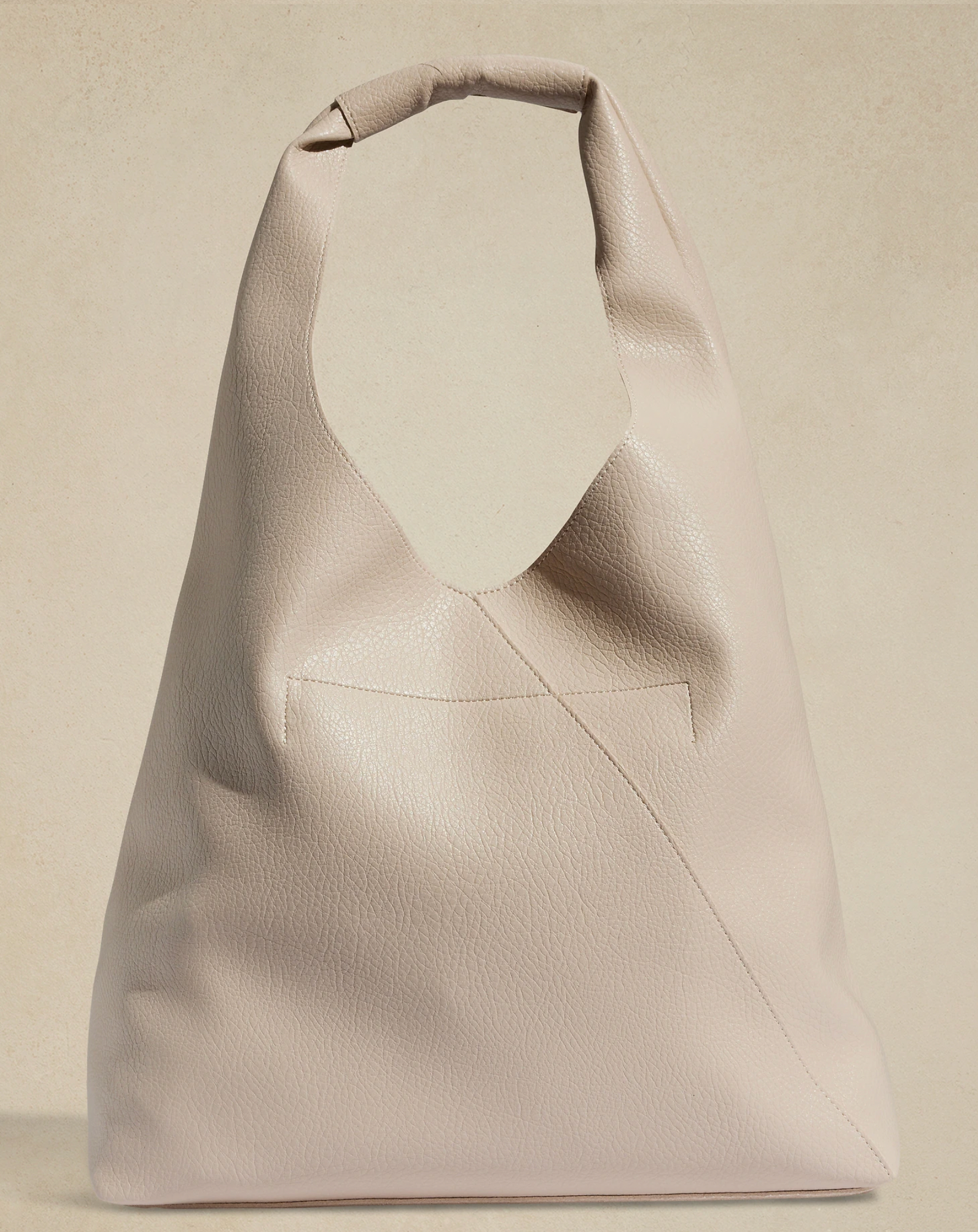Vegan Leather Slouchy Tote