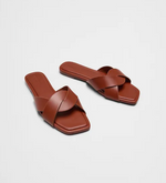 Vegan Leather Braided Sandals