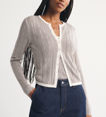 Pointelle Crew Tank & Cardigan