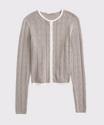 Pointelle Crew Tank & Cardigan