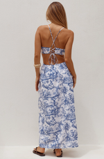 Alethea Open Back Midi Dress