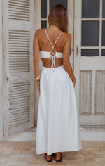 Alethea Open Back Midi Dress