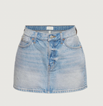 Mini Jean Skirt + Vest